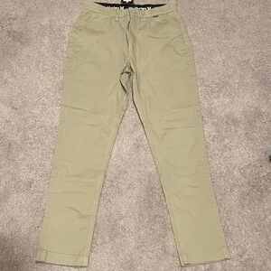 NWT Men's Casual Olive Chinos Hurley size 30